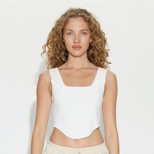 Cotton Citizen Ibiza Corset Tank White
